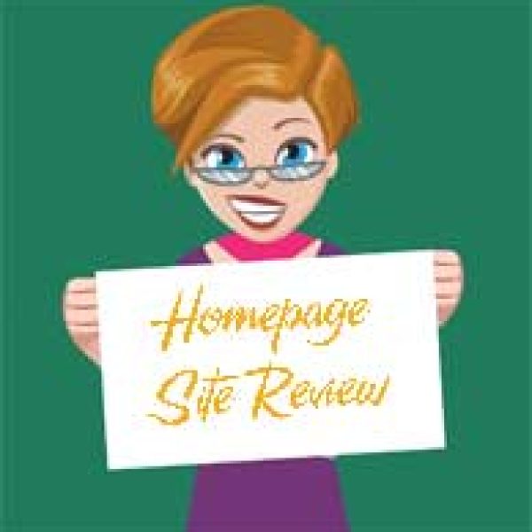 Site Review - homepage
